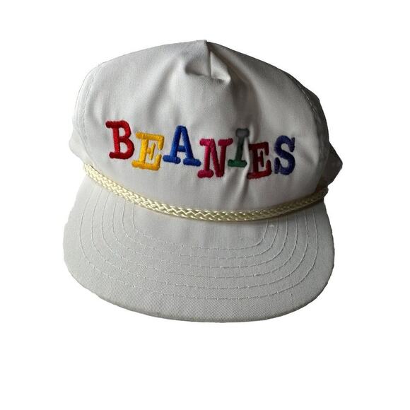 Vintage Deadstock 90s Y2K Ty Beanie Babies Beanie Mania Snapback White Prestine - Picture 6 of 6